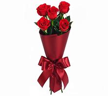 Букет 5 Красных роз Эдлесс Лав в Ганусово