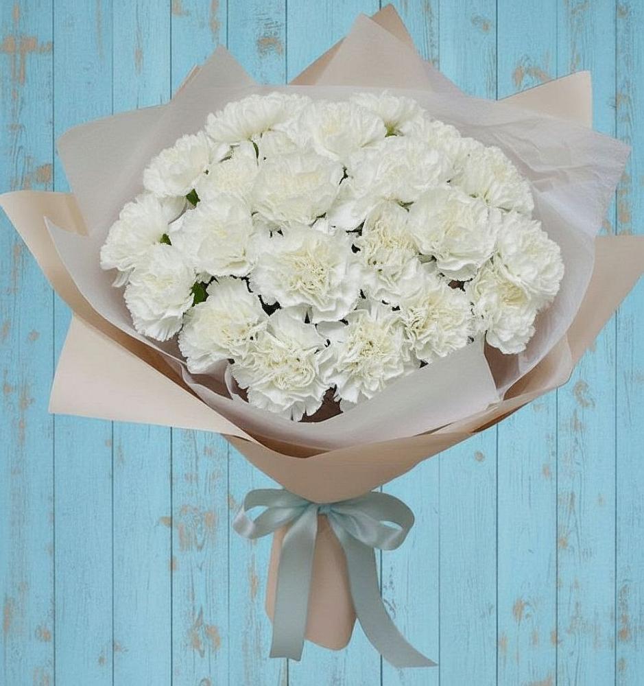 Букет цветов из: Гвоздики в Ганусово