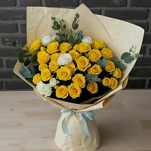 Букет цветов из:  Розы в Ганусово