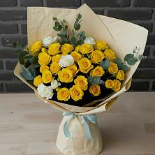 Букет цветов из:  Розы в Ганусово