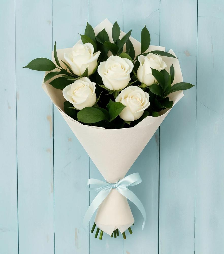 Букет цветов из: Розы в Ганусово