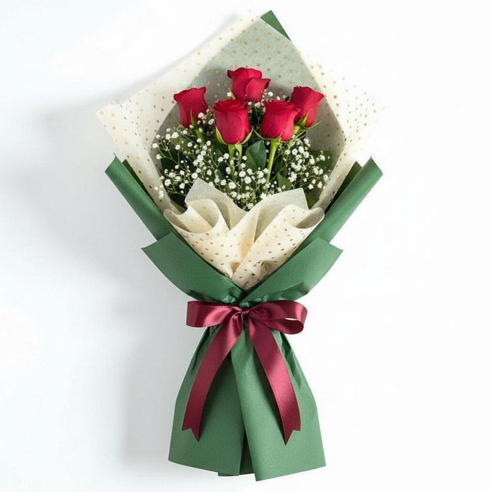 Букет цветов из: Розы в Ганусово