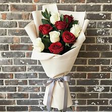Букет цветов из:  Розы в Ганусово