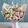 Букет цветов из: Альстромерии и Розы в Ганусово
