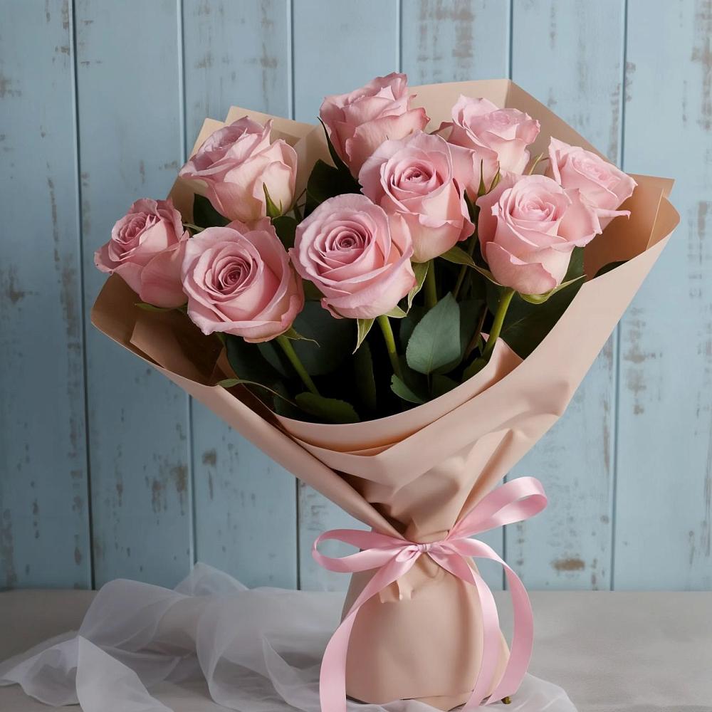 Букет цветов из: Розы в Ганусово