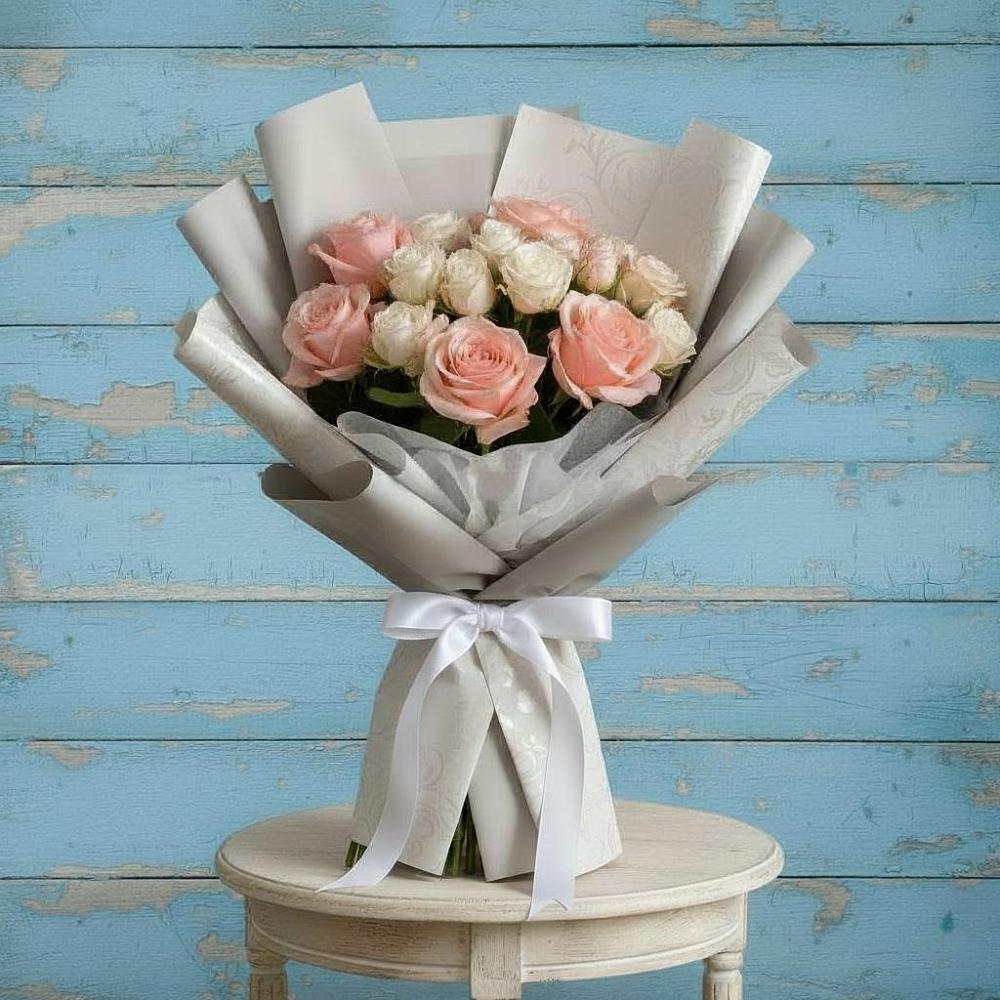 Букет цветов из: Розы в Ганусово