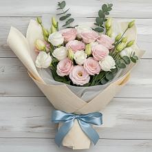 Букет цветов из:  Лизиантусы в Ганусово
