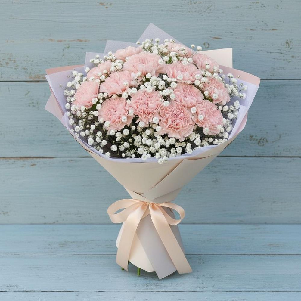 Букет цветов из: Гвоздики в Ганусово