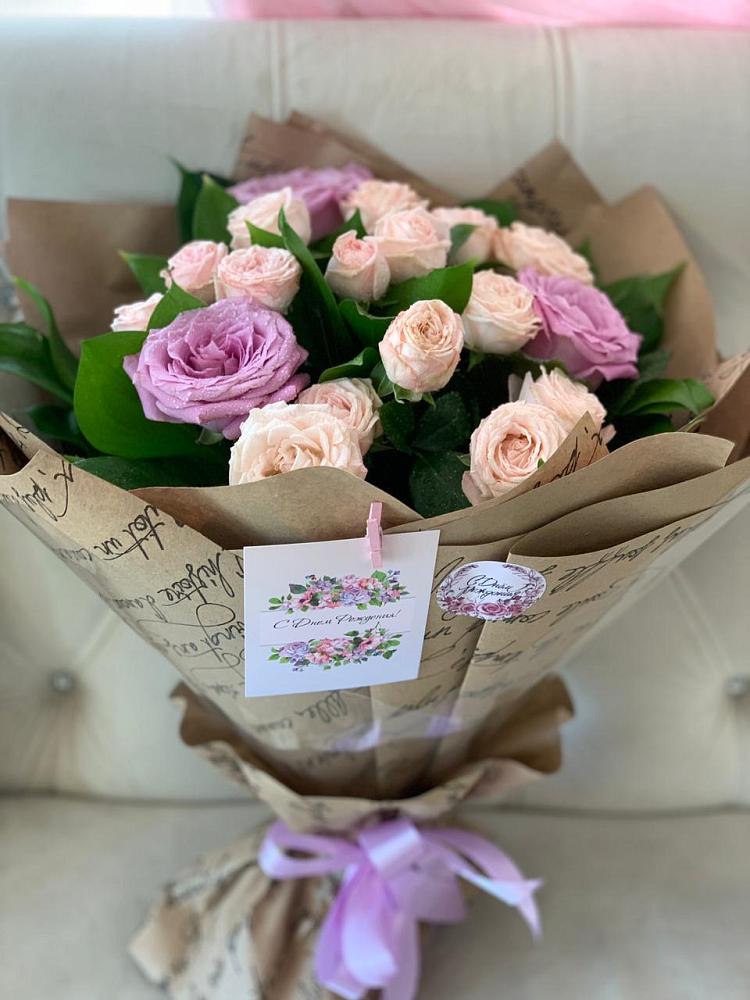 Букет цветов из: Розы в Ганусово