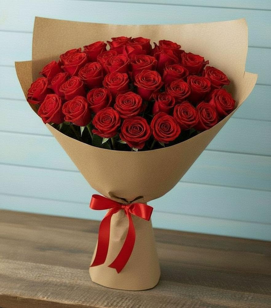 Букет Красные розы Милано в Ганусово