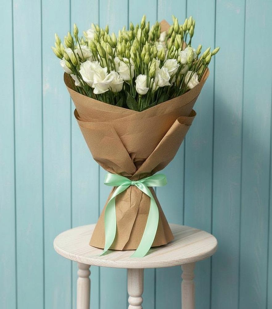 Букет цветов из: Лизиантусы в Ганусово