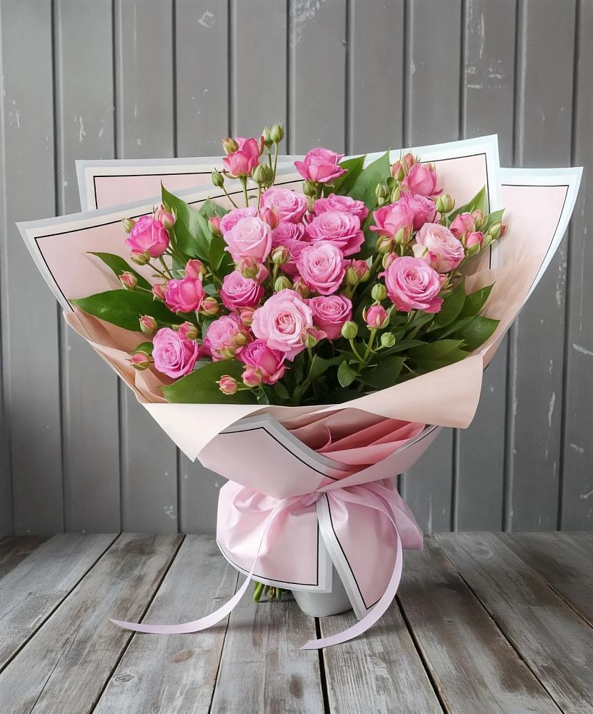 Букет Розовый кустик в Ганусово
