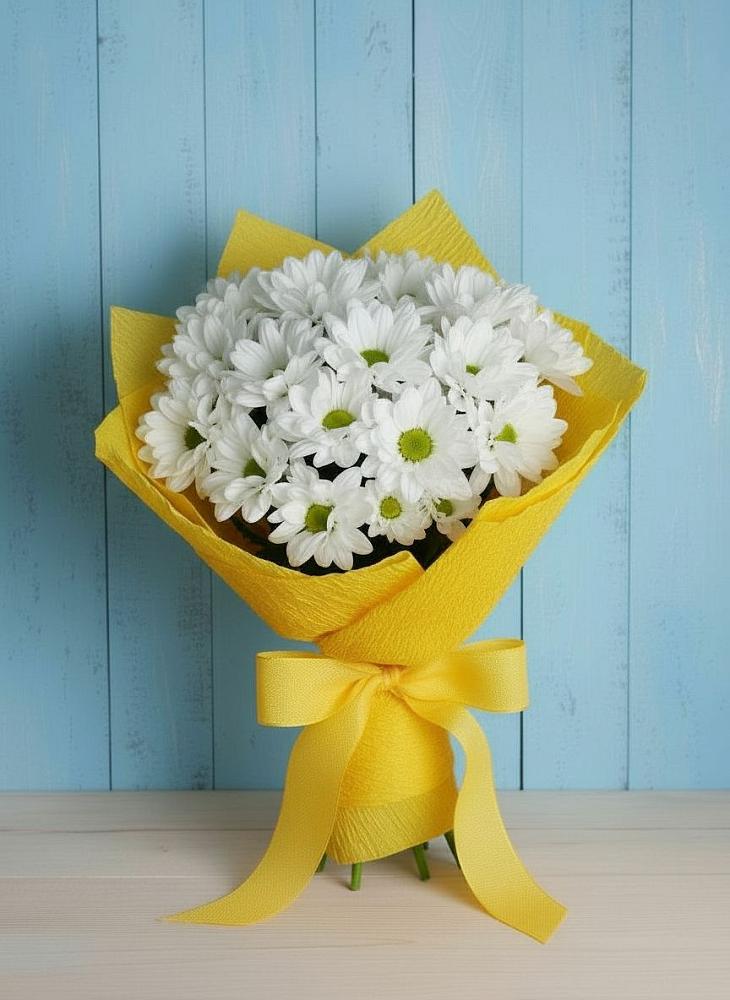 Букет цветов из: Хризантемы в Ганусово