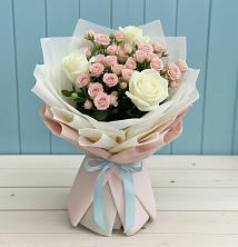 Букет цветов из:  Розы в Ганусово