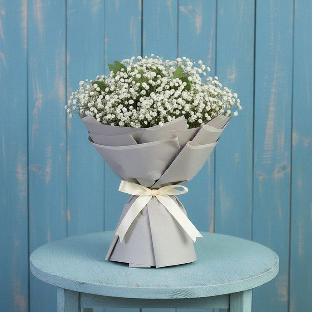 Букет цветов из: Гипсофила в Ганусово