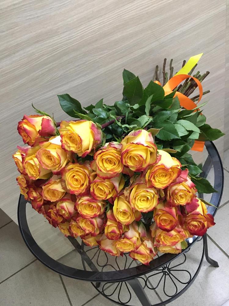 Букет Желтые розы в Ганусово