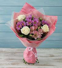 Букет цветов из:  Герберы в Ганусово