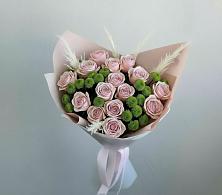 Букет цветов из:  Розы и Хризантемы в Ганусово