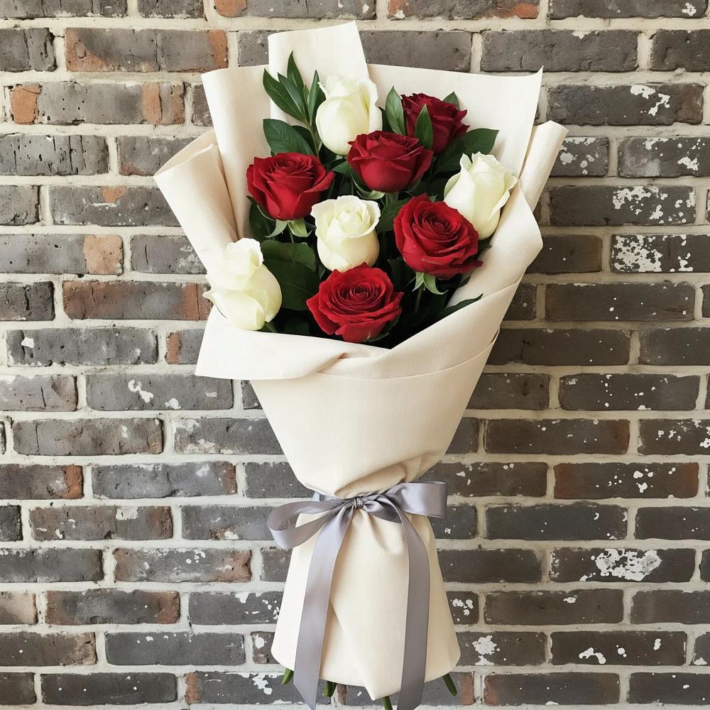 Букет цветов из: Розы в Ганусово