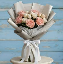 Букет цветов из:  Розы #REPLACE_PRED# Ганусово