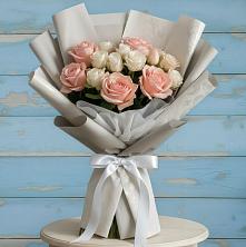 Букет цветов из:  Розы в Ганусово