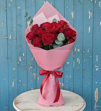 Букет цветов из:  Розы в Ганусово