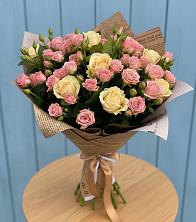 Букет цветов из:  Розы в Ганусово