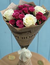 Букет цветов из:  Розы в Ганусово