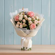 Букет цветов из:  Розы в Ганусово