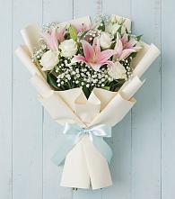 Букет цветов из:  Лилии в Ганусово