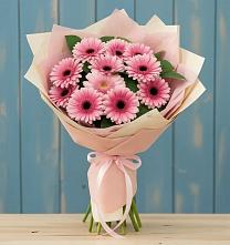 Букет цветов из:  Герберы в Ганусово