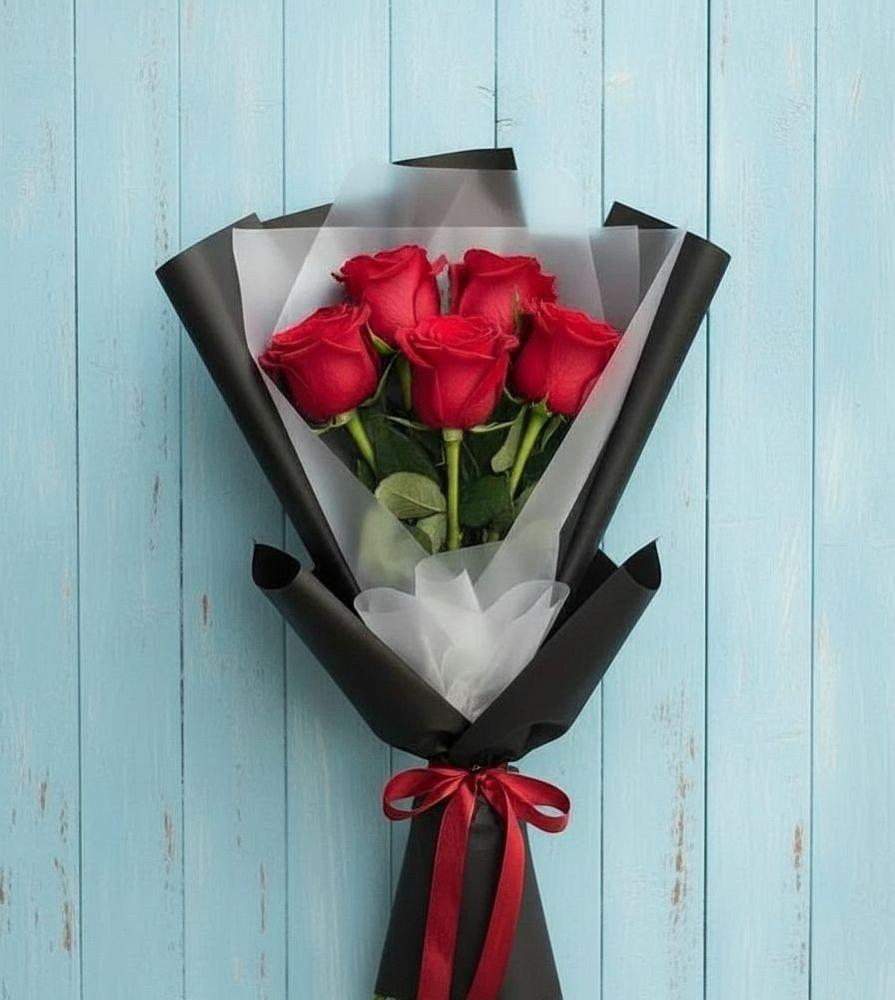 Букет цветов из: Розы в Ганусово