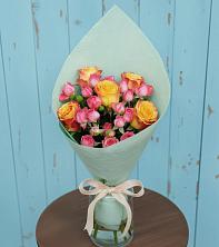 Букет цветов из:  Розы в Ганусово