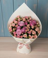 Букет цветов из:  Розы в Ганусово